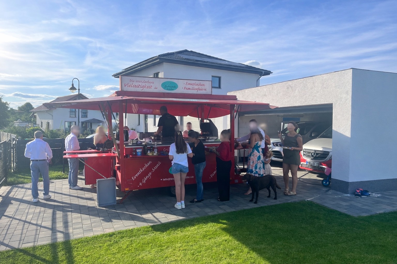 Catering mit Grillwagen Kochrunde Schildow